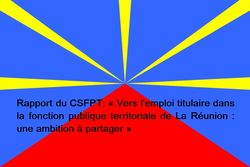 Parution du rapport du CSFPT: " Vers l'emploi titulaire dans la fonction publique territoriale de La Réunion : une ambition à partager "