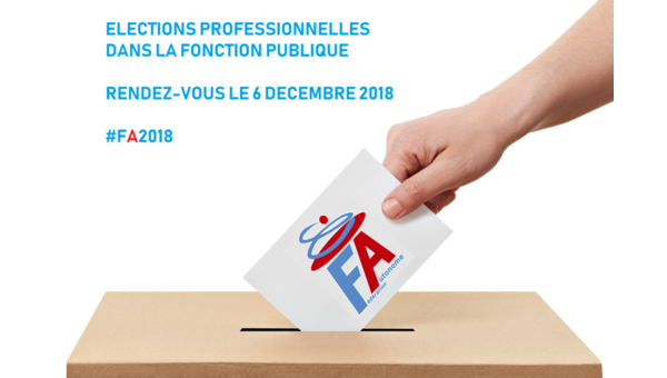 Elections professionnelles dans la Fonction Publique - Rendez-vous le 6 décembre 2018