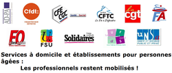 Services à domicile et établissements* pour personnes âgées : Les professionnels restent mobilisés !