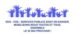 Mobilisation du 22 mai 2018 - L'intersyndicale adresse une lettre ouverte aux usagers des services publics