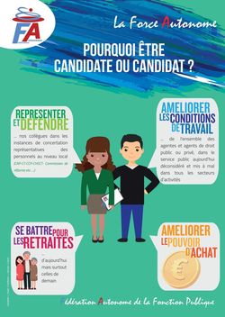 Pourquoi être candidat?