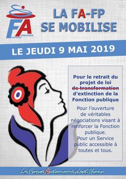 La FA-FP se mobilise le 9 mai