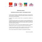 DÃ©claration unitaire  CGT FA FO FSU Solidaires -  Suspension du jour de Carence: une premiÃ¨re avancÃ©e