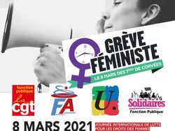 8 mars 2021 - Journée internationale de lutte pour les droits des femmes