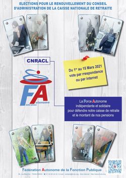 Affiche FA-FP - Élections CNRACL 2021