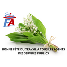 Bon 1er mai à tous les agents des services publics